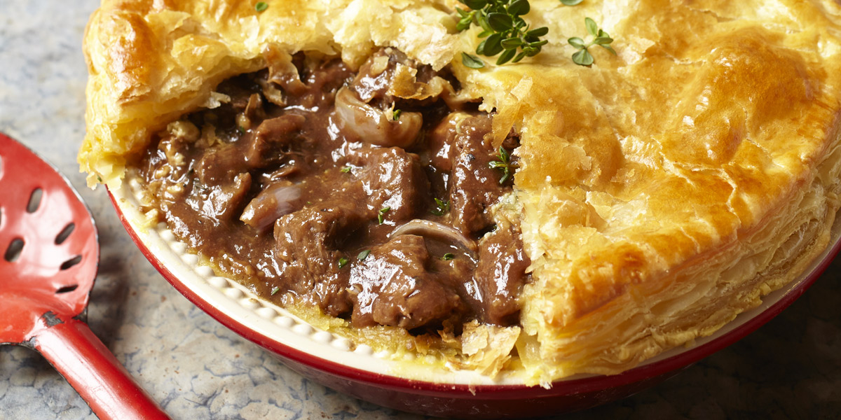 Recipe | steak, dark ale and stilton pie | InDaily