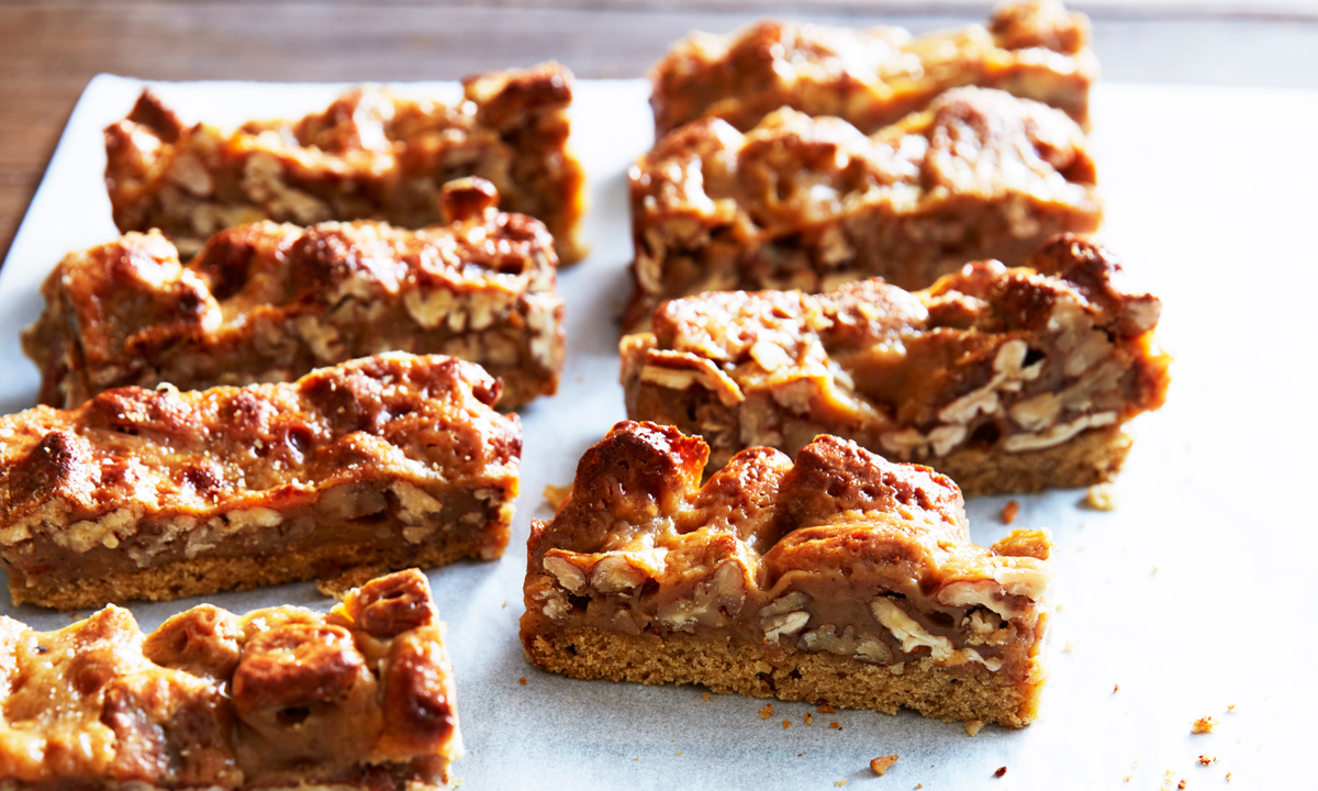 Milky Caramel Pecan Slice - InDaily