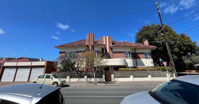 A view of the state heritage listed Shandon Flats in Glenelg South